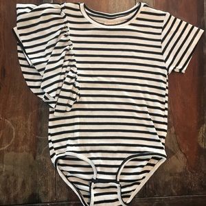 Body suit & Banana shirt